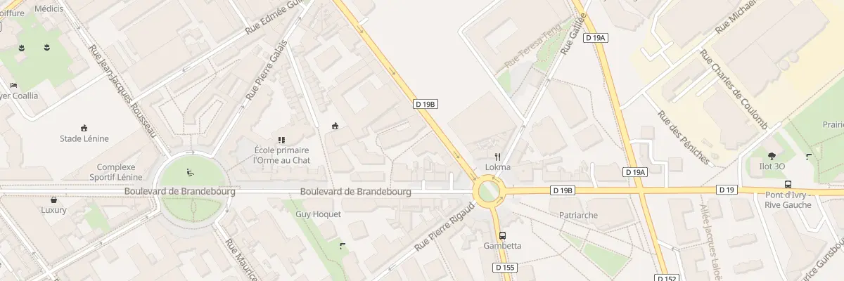 Plan du 12B Bd de Brandebourg à Ivry-sur-Seine