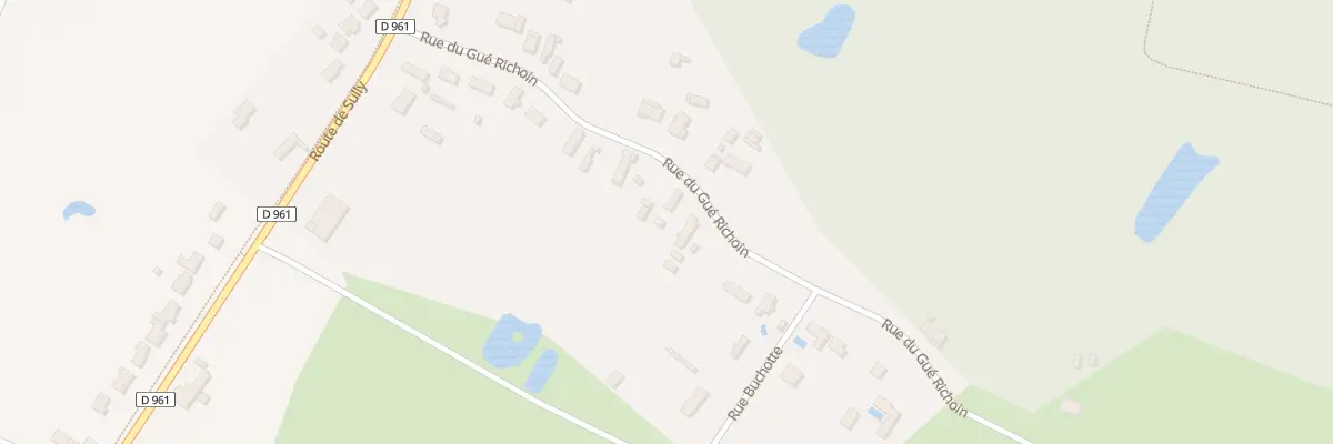 Plan du 20 Rue du Gué Richoin aux Bordes
