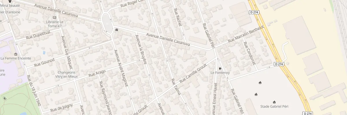 Plan du 118 Rue Talma à Vitry-sur-Seine