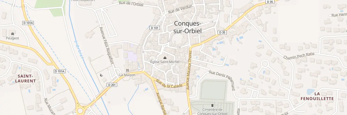Plan du 17 Rue du Priourat à Conques-sur-Orbiel