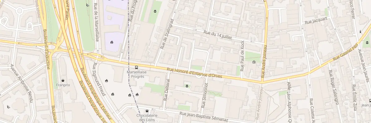 Plan du 28B Rue Estienne d’Orves au Pré-Saint-Gervais