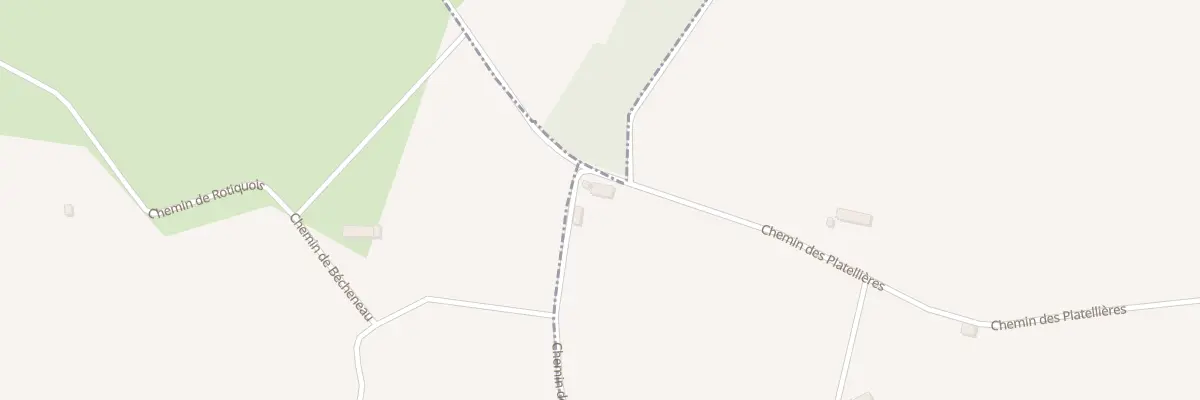 Plan du 1267 Che des Platellières à Quiers-sur-Bezonde