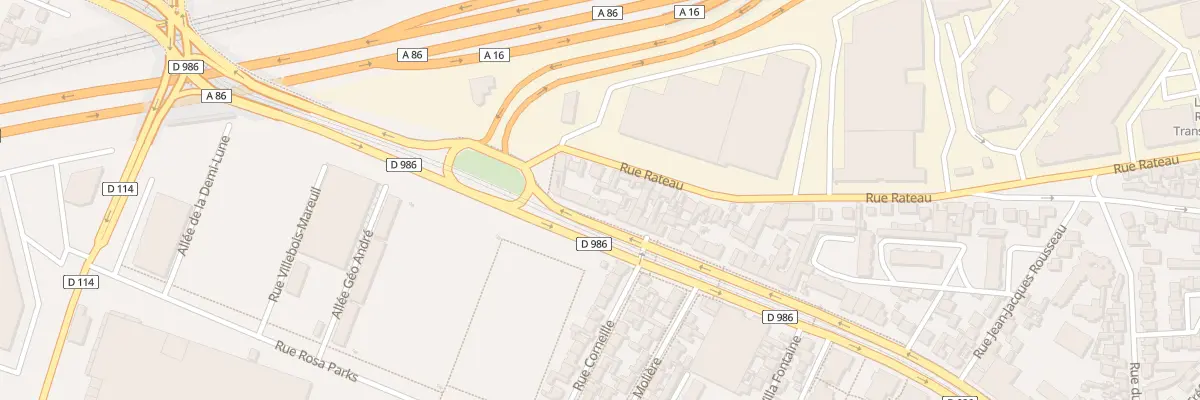 Plan du 17 Av Jean Jaurès à La Courneuve