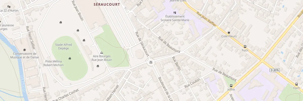 Plan du 65 Rue de Séraucourt à Bourges