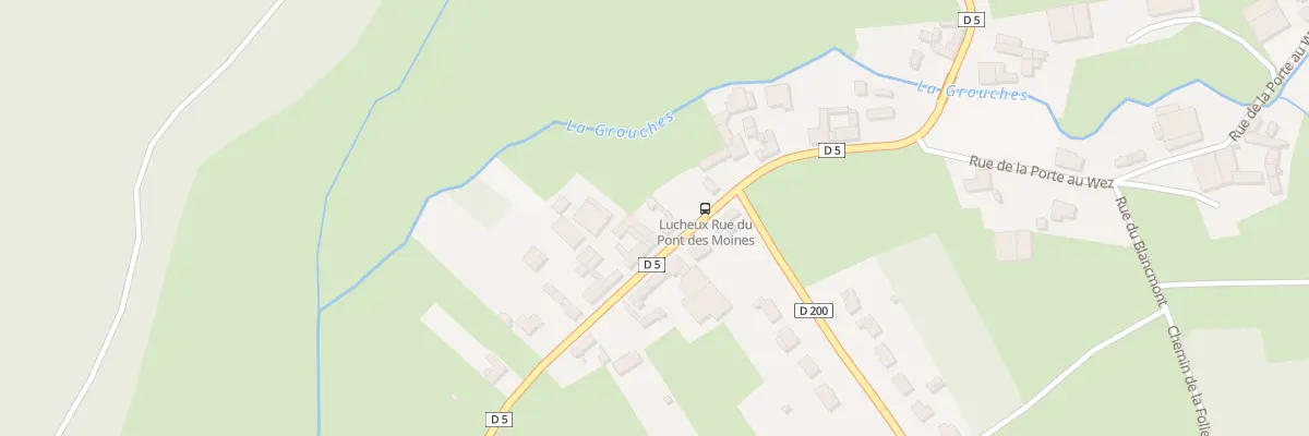 Plan du 22 Rue du Pont des Moines à Lucheux