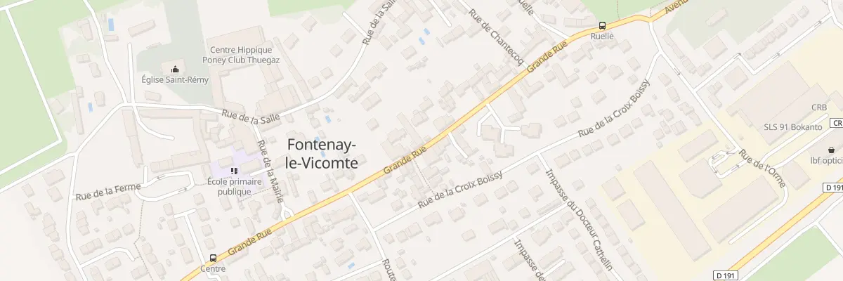 Plan du 33 Gr Grande Rue à Fontenay-le-Vicomte