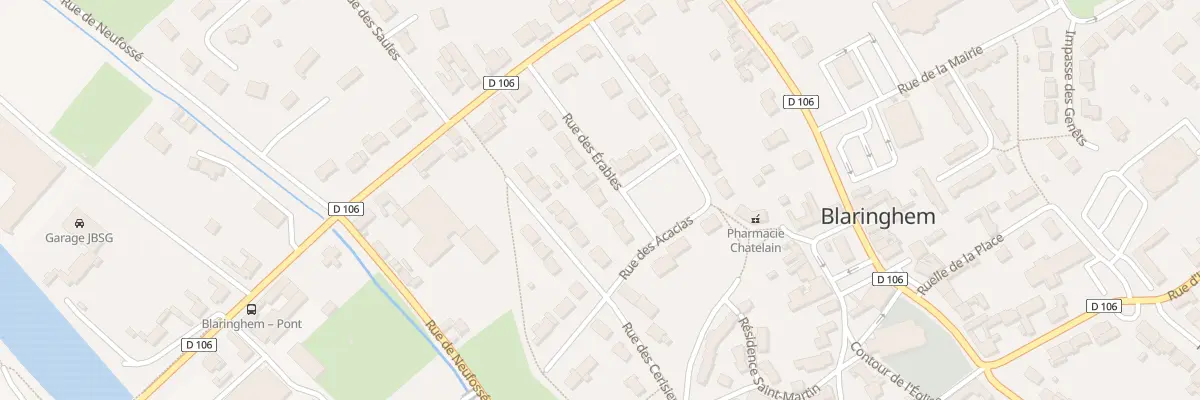Plan du 112 Rue des Erables à Blaringhem