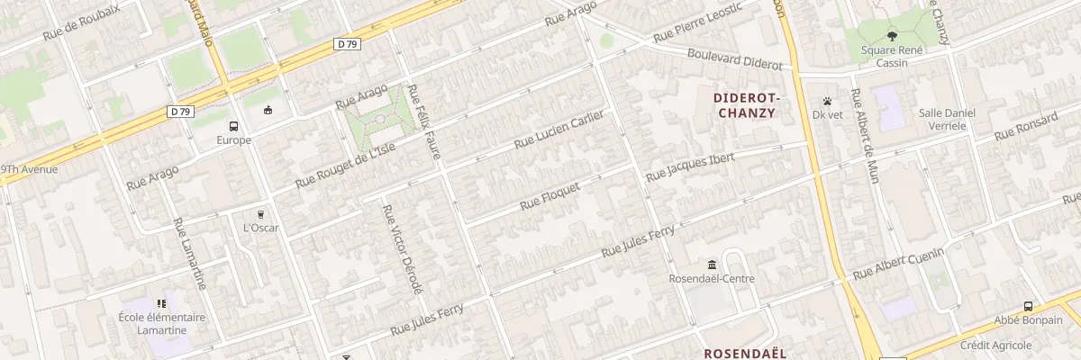 Plan du 17 Rue Floquet à Dunkerque