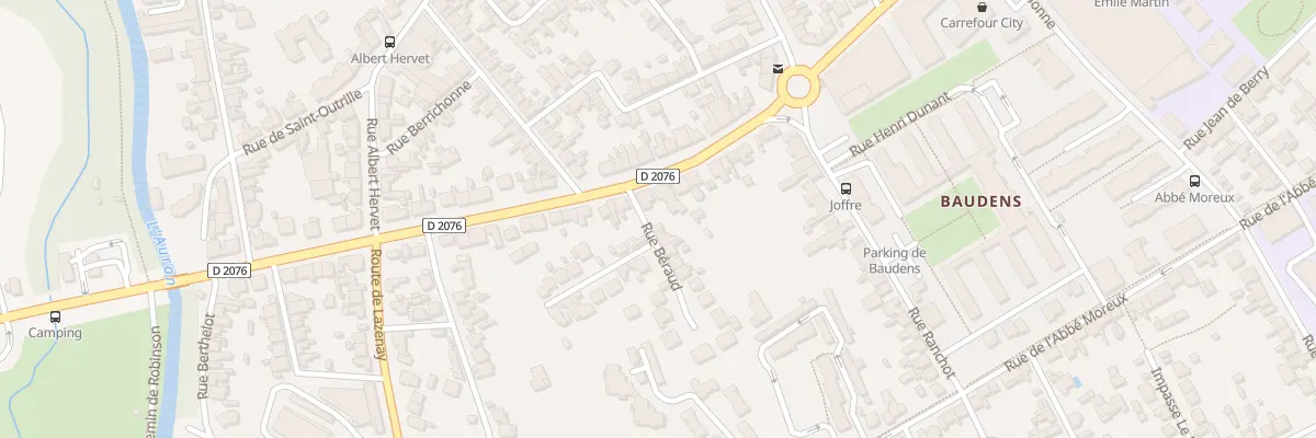Plan du 15B Bd Mal Joffre à Bourges