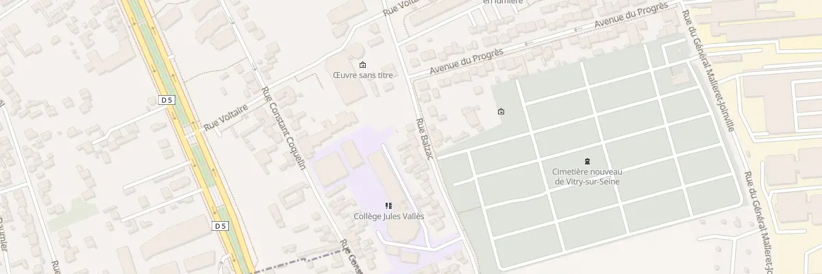 Plan du 73B Rue Balzac à Vitry-sur-Seine