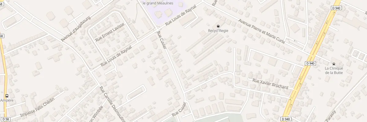 Plan du 20 Rue Cuvier à Bourges