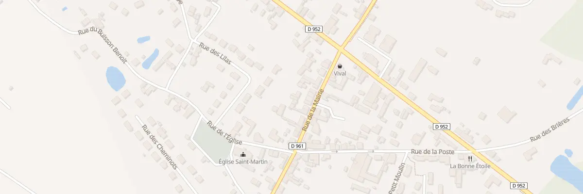 Plan du 24 Rue de la Mairie aux Bordes