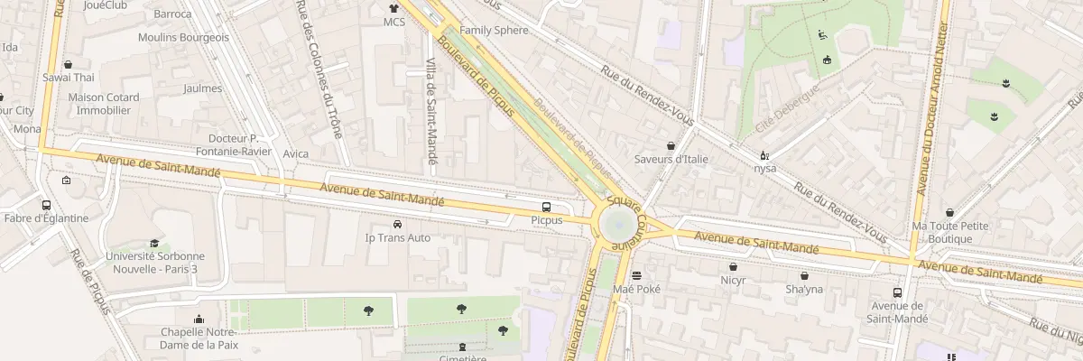 Plan du 41 Av de Saint-Mandé à Paris 12e Arrondissement