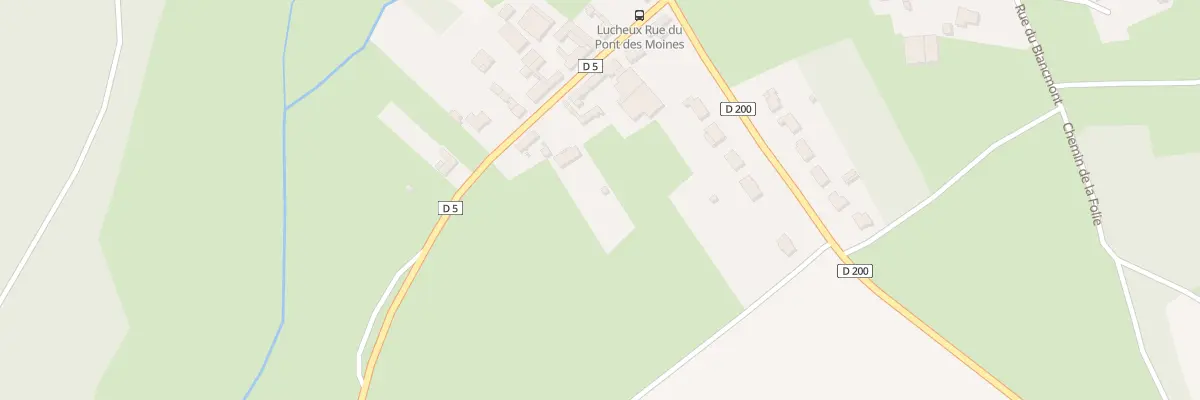Plan du 23 Rue du Pont des Moines à Lucheux