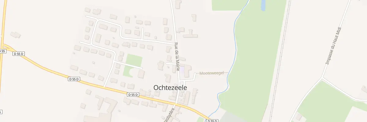 Plan du 112 Rue de la Mairie à Ochtezeele