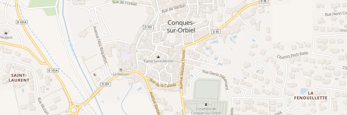 Plan du 8 Rue Saint Michel à Conques-sur-Orbiel