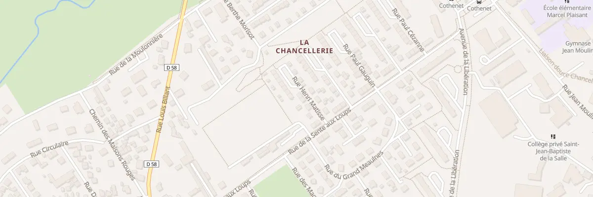 Plan du 5 Rue Henri Matisse à Bourges