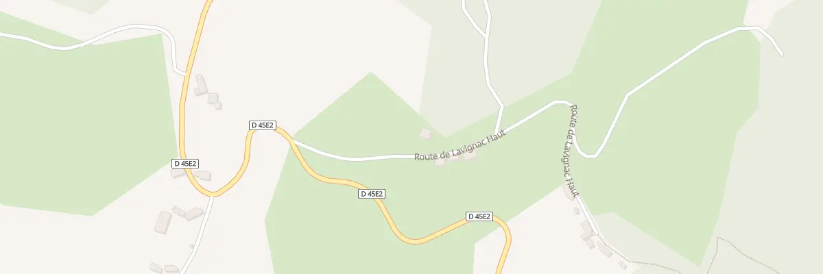 Plan du 207 Rte de Lavignac Haut à Margerides