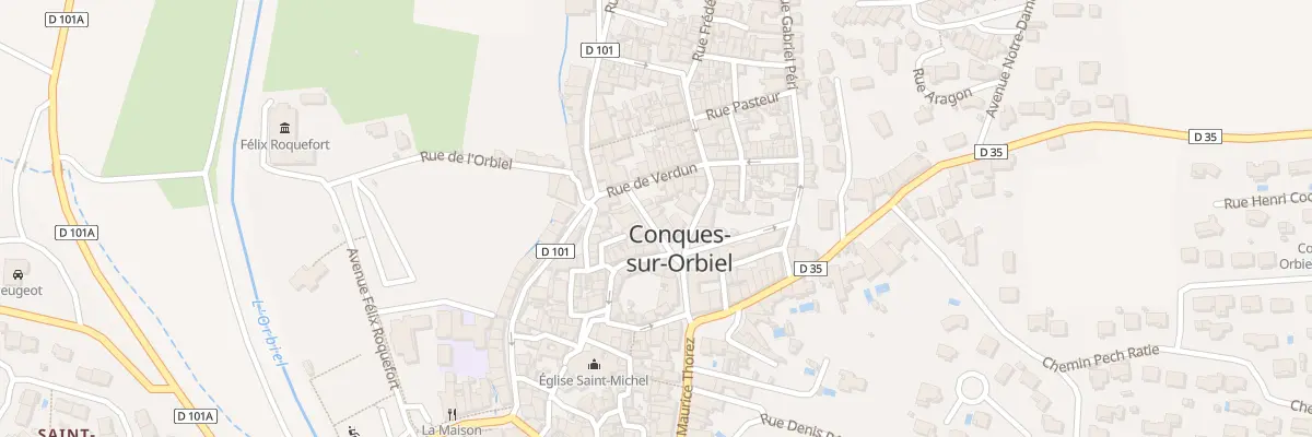 Plan du 3 Rue Jean Jaurès à Conques-sur-Orbiel