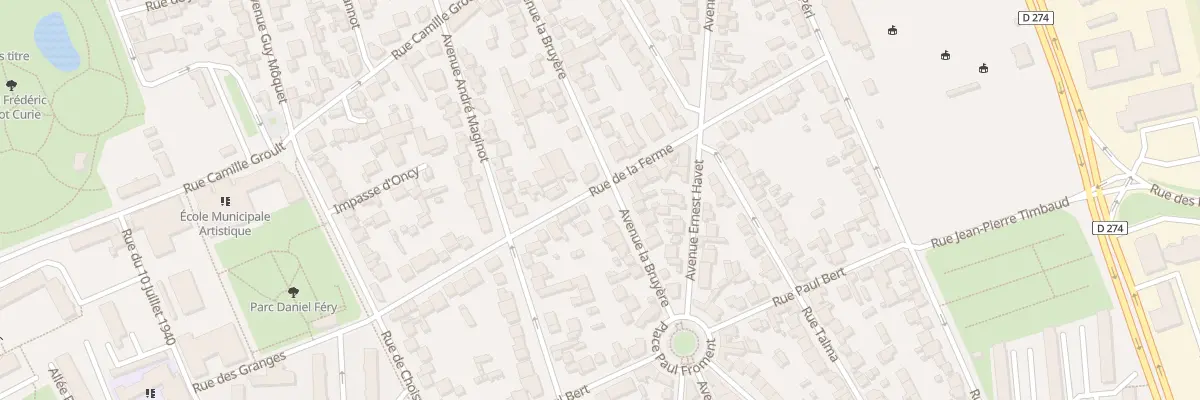 Plan du 35 Rue de la Ferme à Vitry-sur-Seine