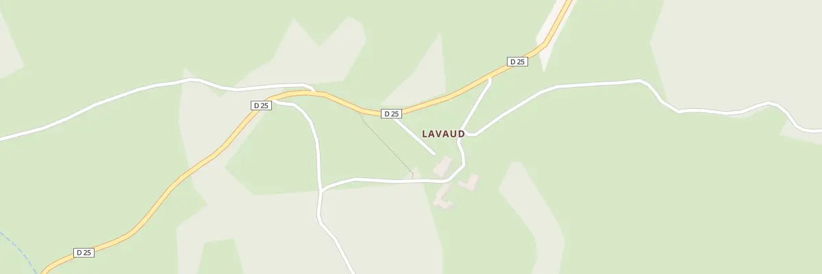 Plan du 1 Lavaud à Sermur