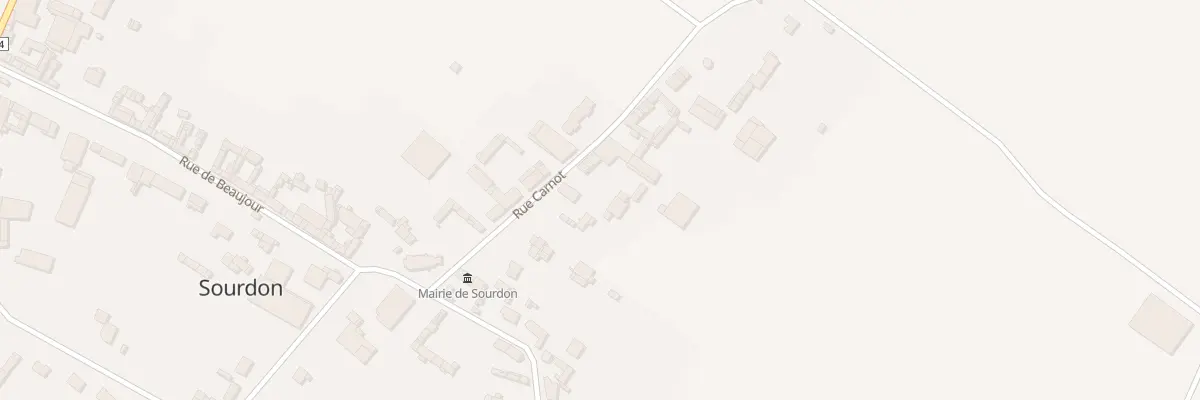 Plan du 14 Rue Carnot à Sourdon