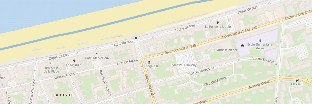 Plan du 41 Bd du Huit Mai 1945 à Dunkerque