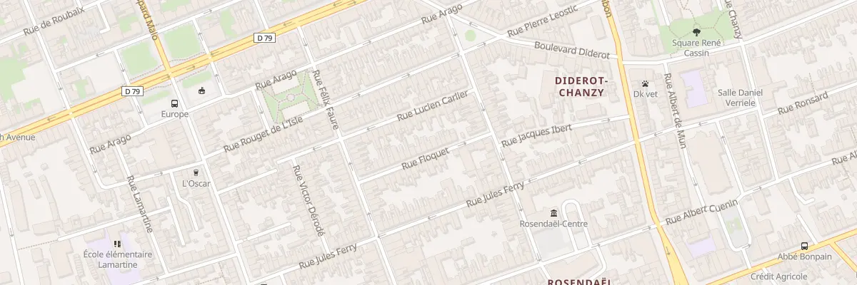 Plan du 21 Rue Floquet à Dunkerque