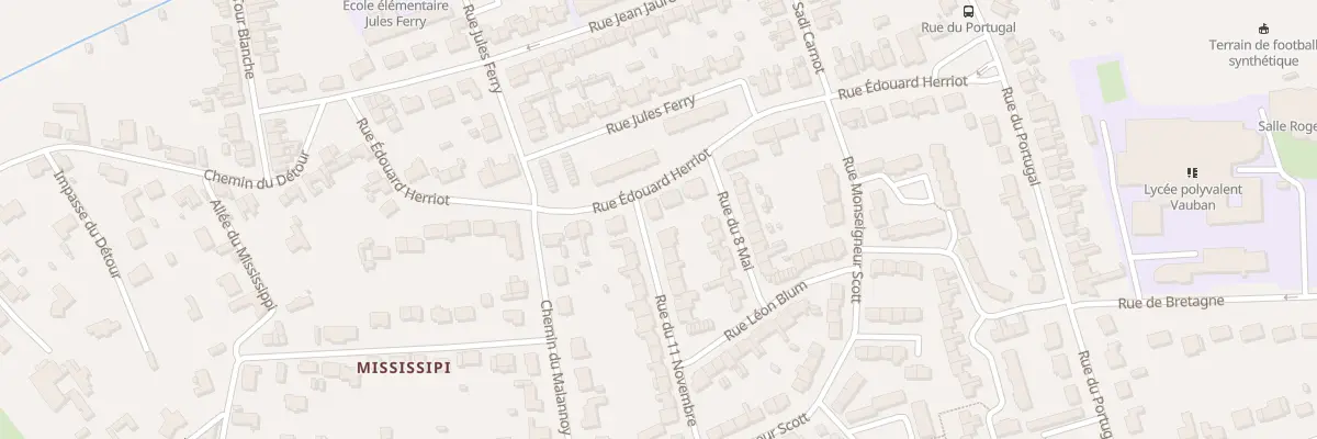Plan du 1B Rue du Onze Novembre 1918 à Aire-sur-la-Lys