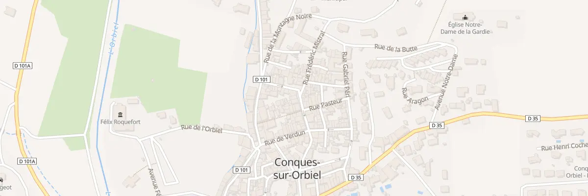 Plan du 26 Rue du Commerce à Conques-sur-Orbiel