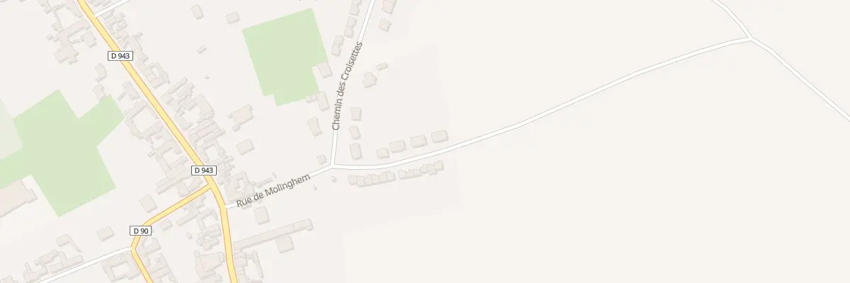 Plan du 227 Che de Molinghem à Lambres-lez-Aire