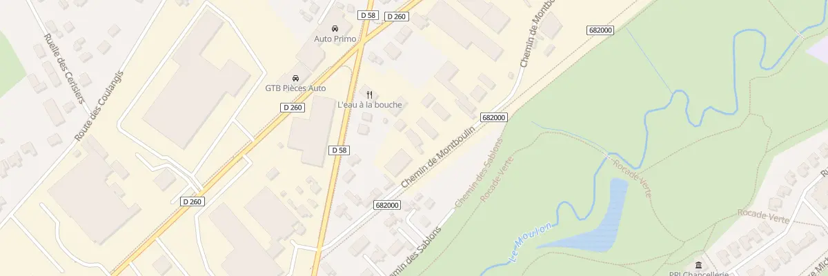 Plan du 9 Che de Montboulin à Bourges
