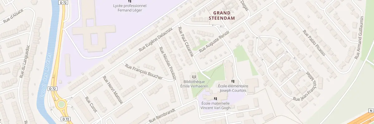 Plan du 22 Rue Paul Cézanne à Coudekerque-Branche
