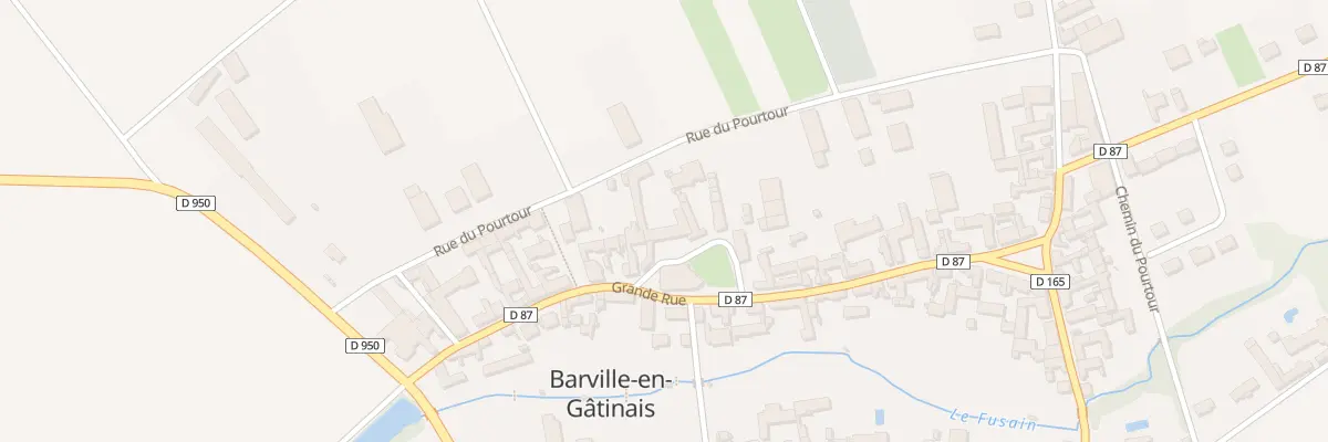 Plan du 34 Gr Grande Rue à Barville-en-Gâtinais