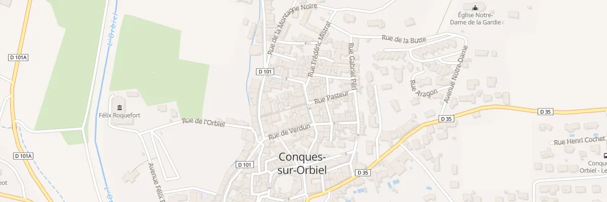 Plan du 22 Rue du Commerce à Conques-sur-Orbiel