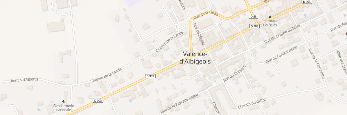 Plan du 4 Av Pierre Souyris à Valence-d’Albigeois