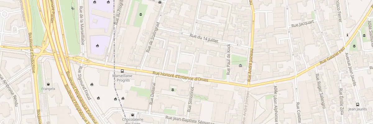 Plan du 24 Rue Estienne d’Orves au Pré-Saint-Gervais