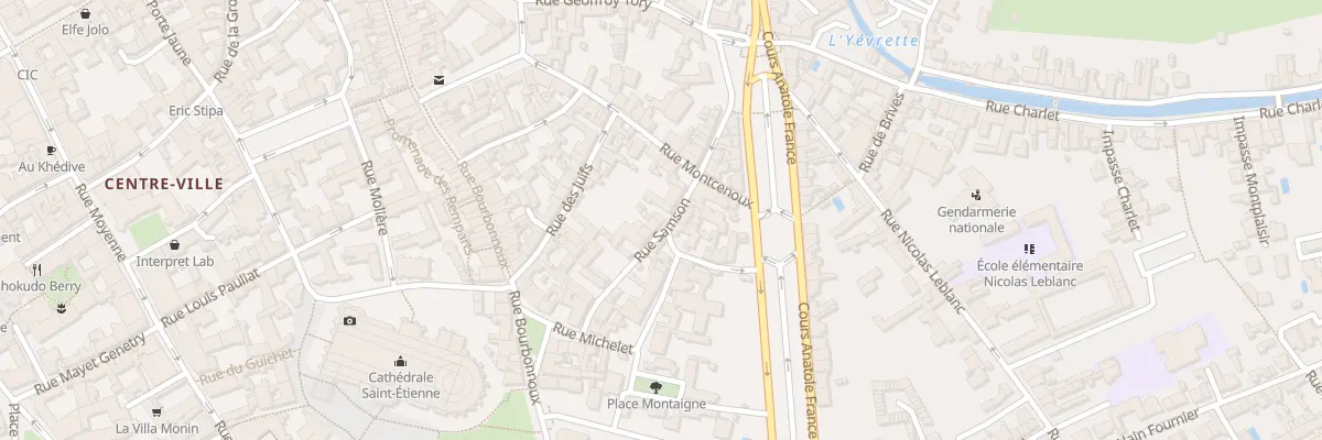Plan du 19 Rue Samson à Bourges