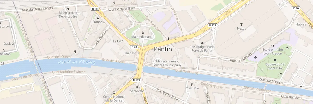 Plan du 82 Av du Général Leclerc à Pantin