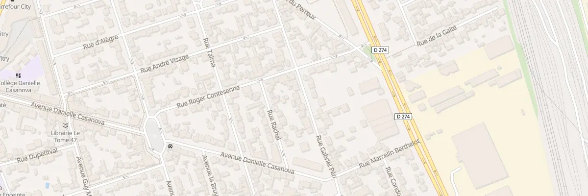 Plan du 127 Rue Gabriel Péri à Vitry-sur-Seine
