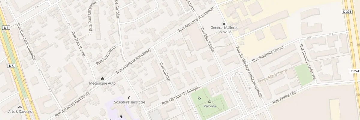 Plan du 49 Rue Ansèlme Rondenay à Vitry-sur-Seine