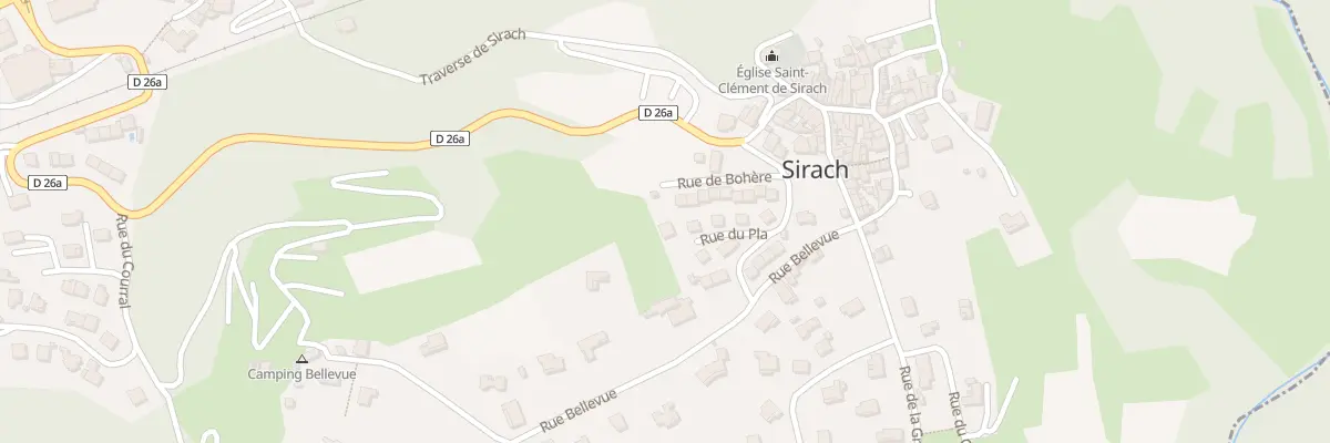Plan du 10 Rue du Pla à Ria-Sirach