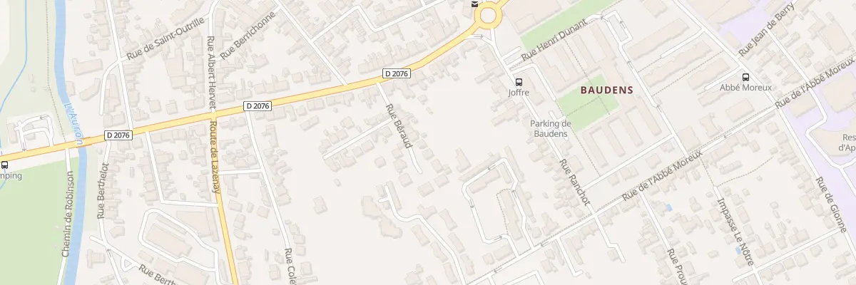 Plan du 11 Rue Béraud à Bourges