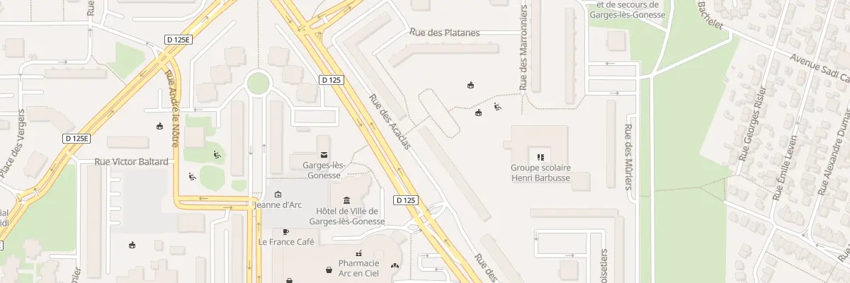 Plan du 5 Rue des Muriers à Garges-lès-Gonesse