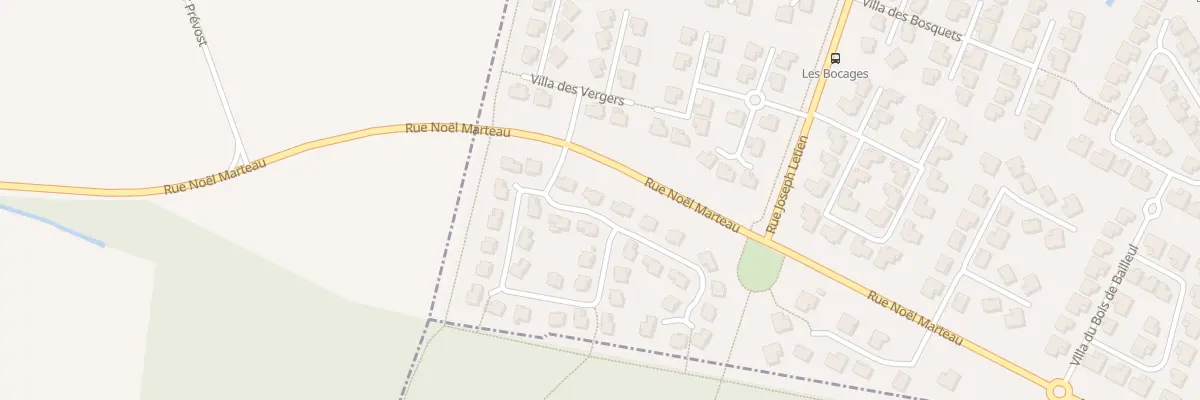 Plan du 3 Vla des Roseraies à Évry-Courcouronnes