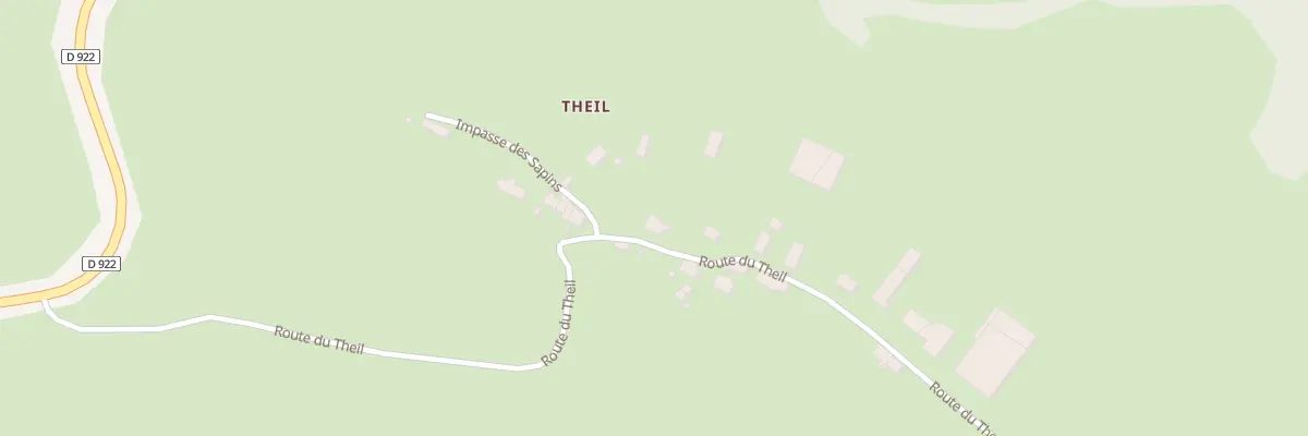 Plan du 5026 Le Theil à Drugeac