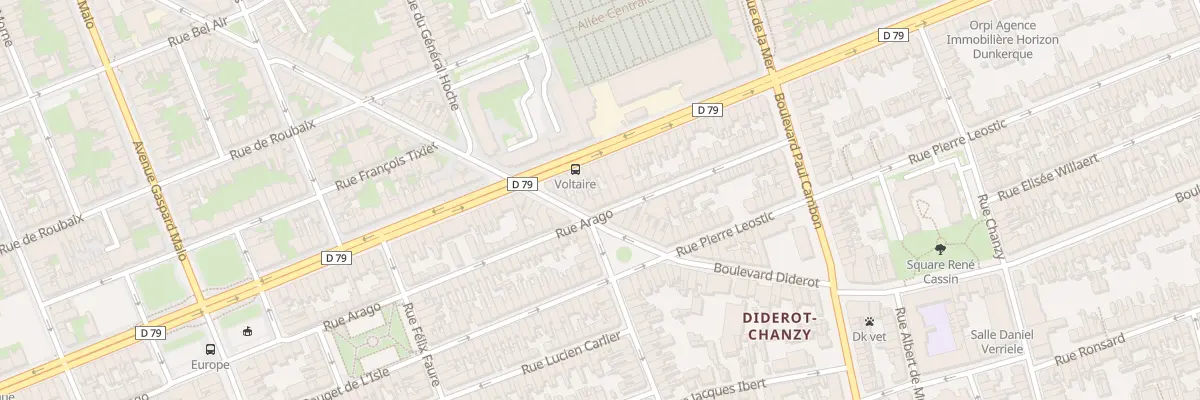 Plan du 415 Rue Arago à Dunkerque