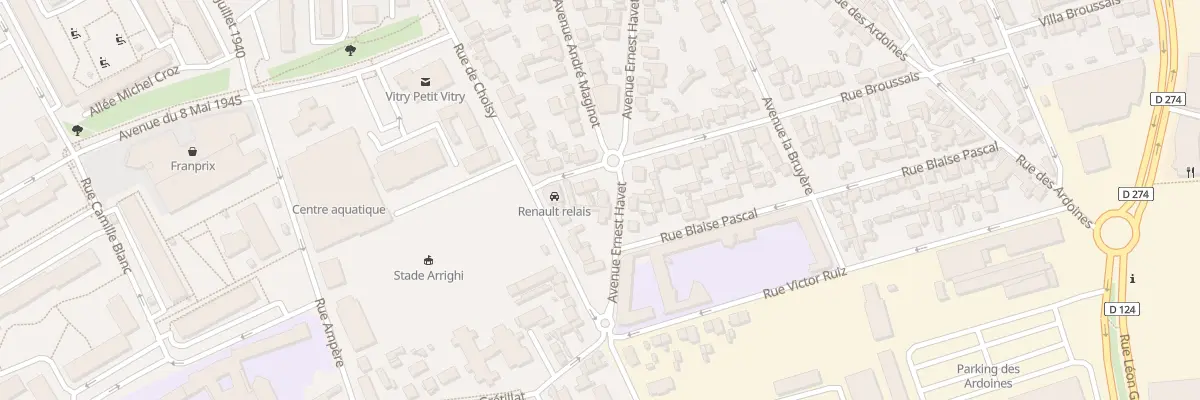 Plan du 15 Av Ernest Havet à Vitry-sur-Seine