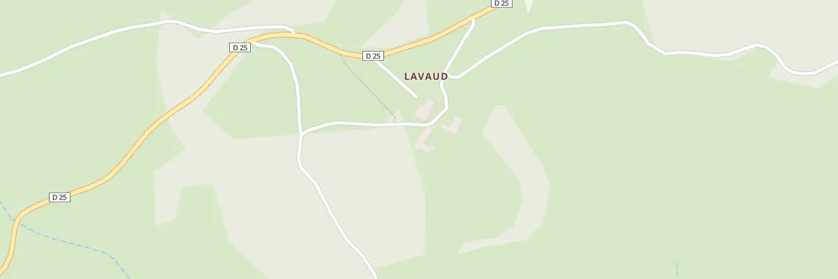 Plan du 3 Lavaud à Sermur