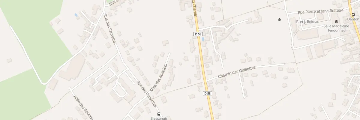 Plan du 28 Rue du Grand Chemin à Bourges